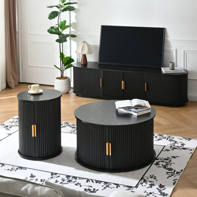 Ensemble de meuble télé et table basse Modern Farmhouse