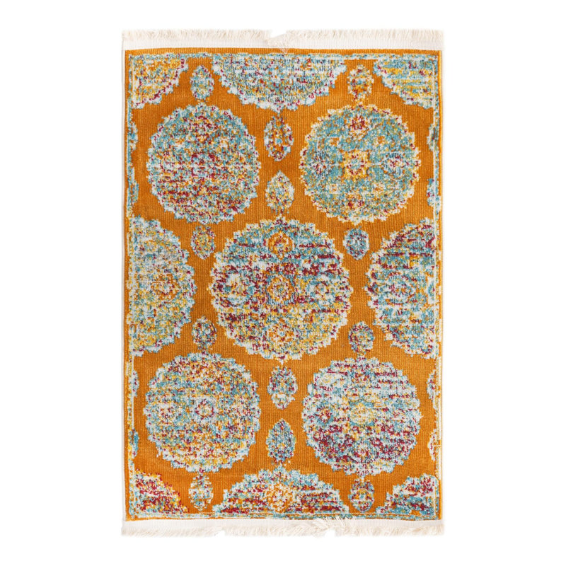 Haefner Floral Indoor Rug, Rectangle 2'2" x 3'