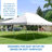 20' x 30' Weekender Pole Party Tent, White-94075387-94075385