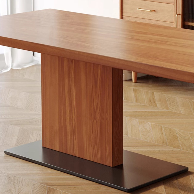 Ensemble de table de salle à manger en bois de frêne massif, H 29,53 po x L 78,74 po x l 35,43 po