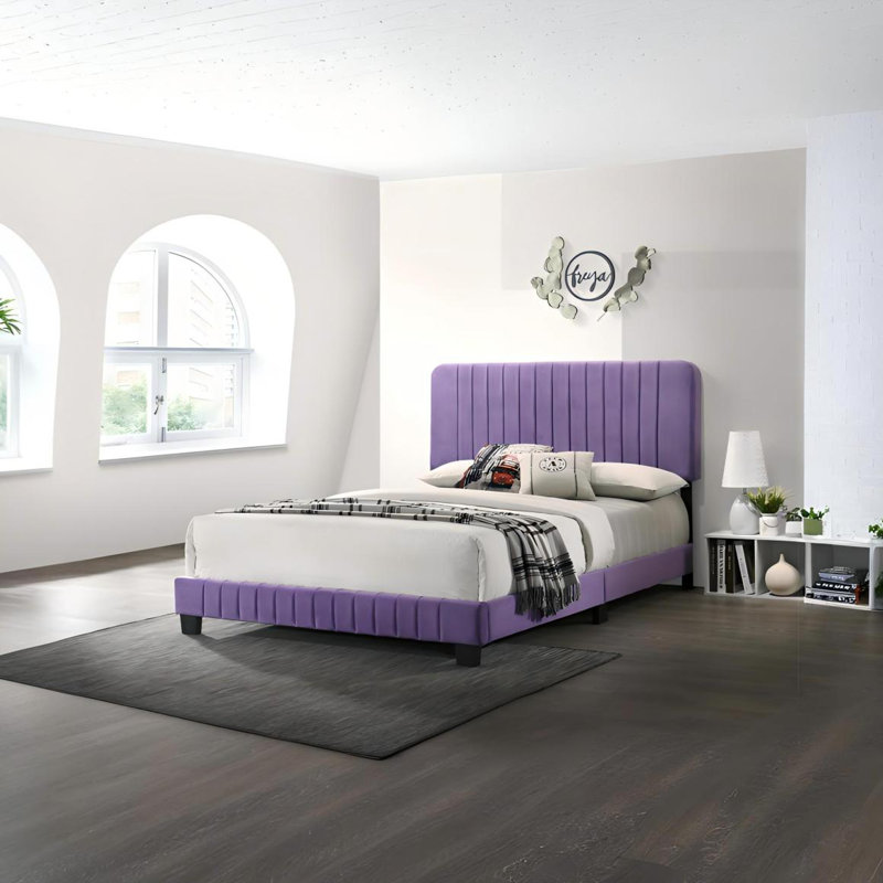 Contemporary Purple Full Size Bed