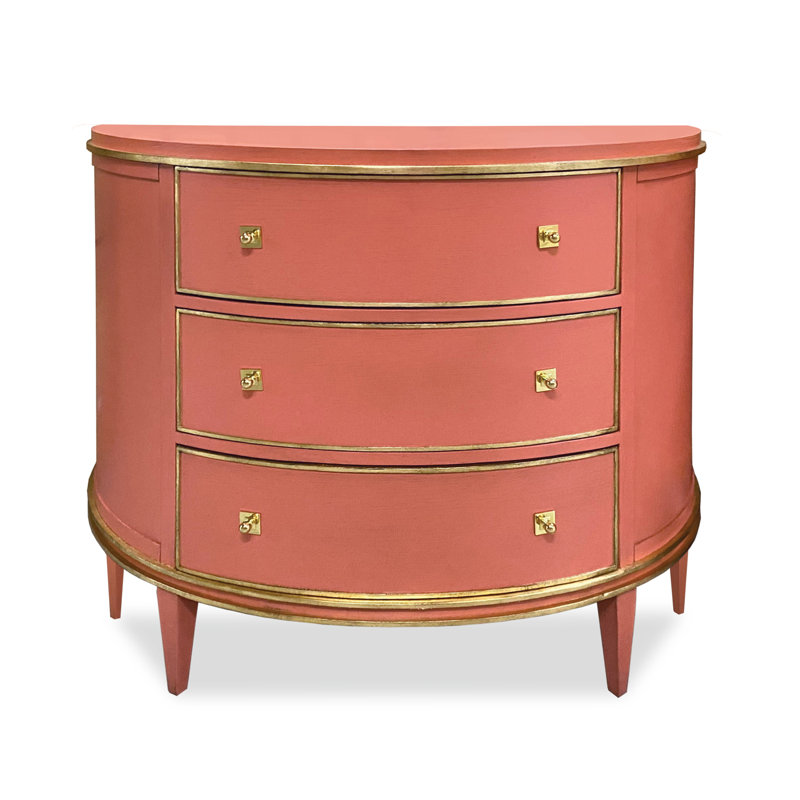 Orion Accent Chest, Coral