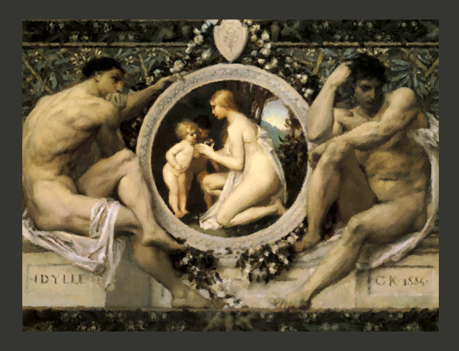 Idyll 3.09m x 400cm Wallpaper, 3.09m L x 4m W