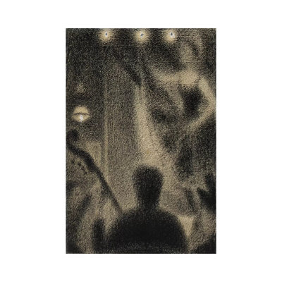 Au Divan Japonais 1887-1888 by Georges Seurat - Wrapped Canvas Print