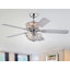 Ventilateur de plafond en cristal à 5 pales de 52 po avec ensemble d'éclairage inclus-2117297956-2117297955