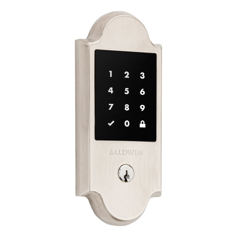 Touchscreen Boulder Z-Wave Deadbolt, Satin Nickel