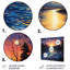 Vangogh Twilight Reflections Pointillism - Vangogh, reproduction d'art en métal-1145746525