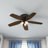 Builder Low Profile 52" 5 - Blade Flush Mount Ceiling Fan with Lights and Pull Chains-56421044
