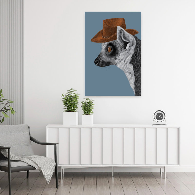 Art contemporain abstrait, art animalier contemporain, H 36 po x l 24 po
