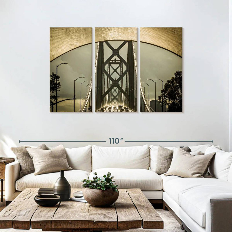 Lilie Bridge Traffic, 48" H x 74" W