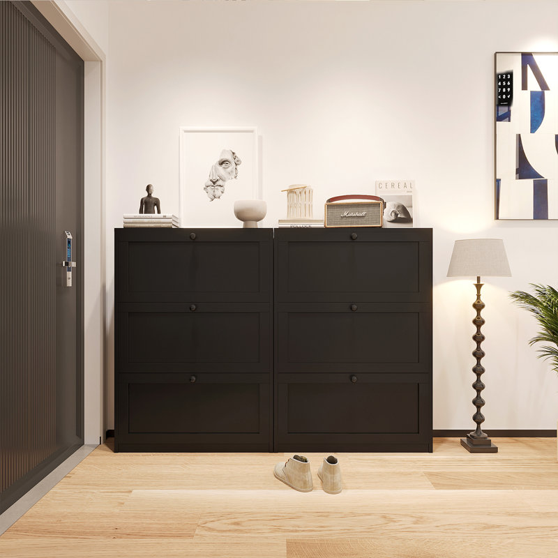 Armoire de rangement pour chaussures 36 paires, étagère à chaussures avec tablettes réglables pour le vestibule, le couloir et le salon