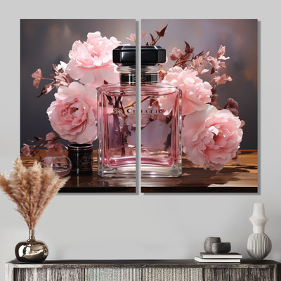 Floral Perfume Vibrant Elegance III - Art sur toile grand luxe