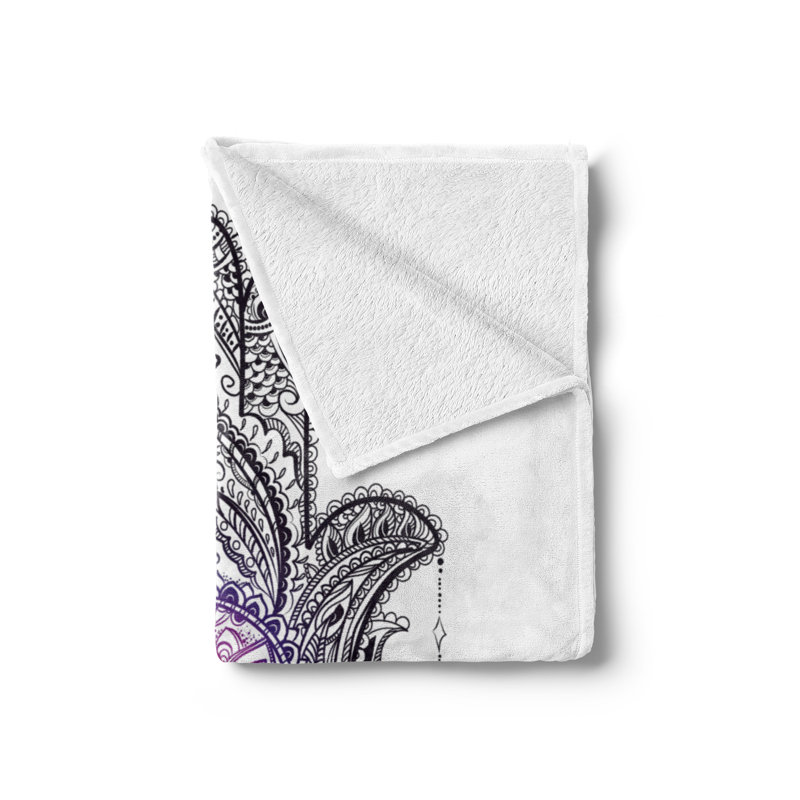Hand Woven Throw Blanket, 50" x 70"