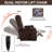 Leatheraire Dual Motor Infinite Position Up To 350 Lbs Power Lift Recliner Chair With Power-Remote, Heat Massage And Heavy Duty Motion Mechanism-1527316757