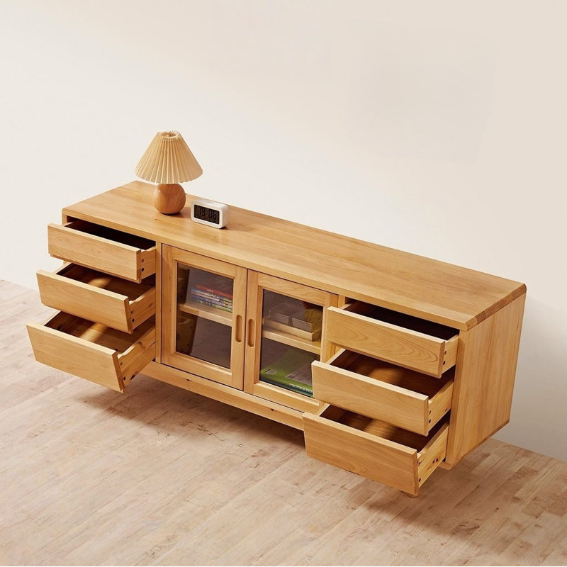 Creative Solid Wood TV Stand