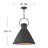 Dax Large One-Light Indoor Single Cone Pendant-332636176-332636177