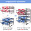 Rangement pour 4 canettes, 48 canettes pour distributeur de boissons gazeuses pour réfrigérateur, ensemble de 2 bacs à boissons empilables