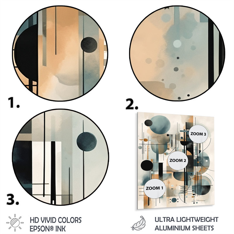 Modern Abstract Wall Decor, 32" H x 24" W x 1" D