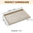 Natural Travertine Rectangular Tray 15" x 10" x 1.2"