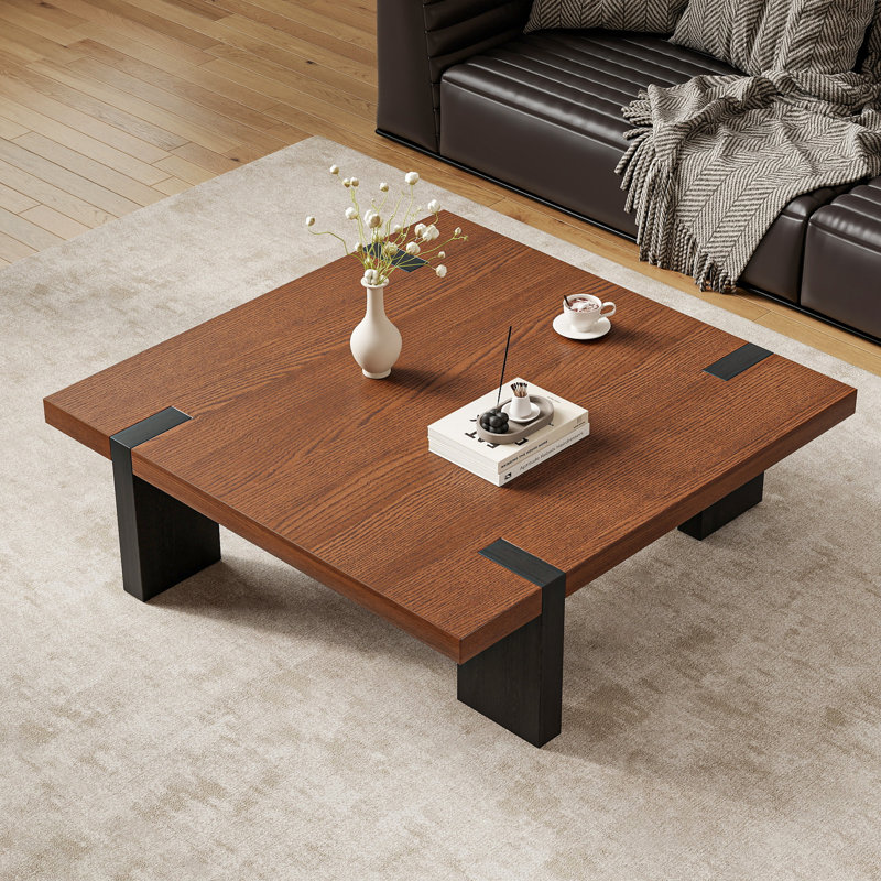 Square Wooden Coffee Table