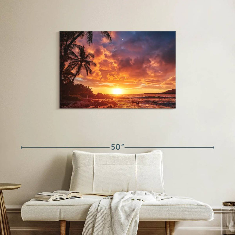 Gillard Kealakekua Bay au coucher du soleil, H 24 po x l 36 po