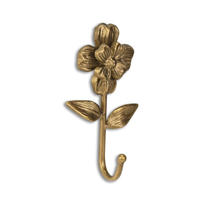 Mythra Flower Cast Iron Wall Hook