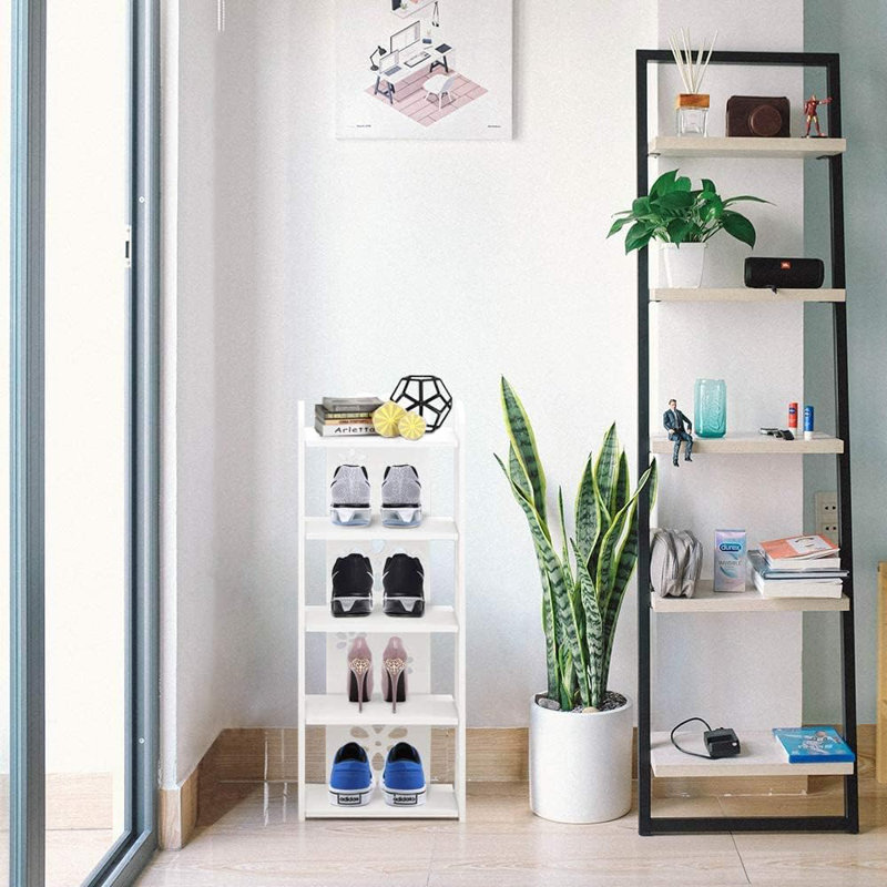 4 Pair Stackable Shoe Storage Cabinet