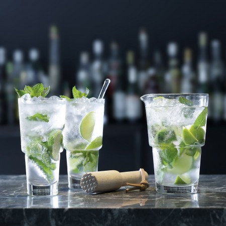 Mixologist Handmade Glass Drinking Glass