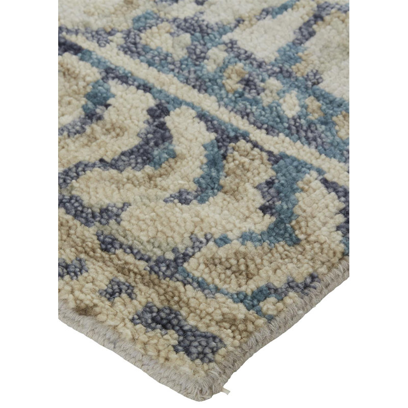 Palomar Wool Abstract Area Rug, Rectangle 7'9" x 9'9"