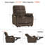 91.4cm Wide Wall Recliner Standard Recliner-322254555