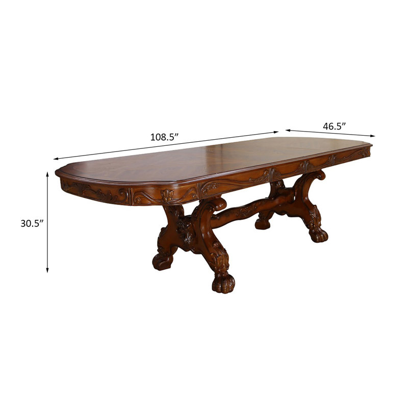 Culcrum Cherry Oak Rectangular Extendable Dining Table