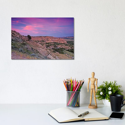 Badlands Sunset 1 Piece Wrapped Canvas Wall Art