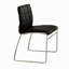 Ensemble de 2 chaises d'appoint rembourrées en similicuir