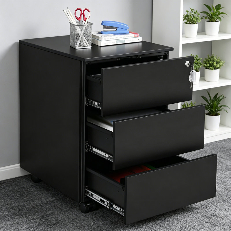 39cm Wide 3 -Drawer File Cabinet