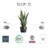 Ecopots Stockholm Indoor/Outdoor Modern Recycled Plastic Flower Pot Planter-176804549-176804548