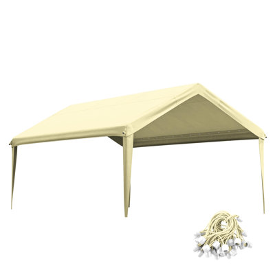 Abri d'auto 12 x 20 pi, housse de remplacement pour abri d'auto (toit non inclus)