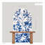 Adhésif décoratif classique bleu chinois amovible sans dommages-102403631