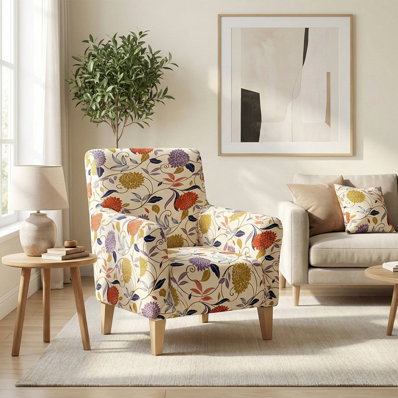 Housse de protection florale pour fauteuil extensible et moderne avec housse de protection pour fauteuil 1 pièce