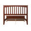 Lit de base en bois massif Brunelle avec pied de lit assorti-545873557-546309034