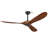  Orren Ellis 3-Blade Solid Walnut Ceiling Fan Without Light– Remote, DC Motor, Indoor/Outdoor/Patio (Coastal/Farmhouse)-1112847795
