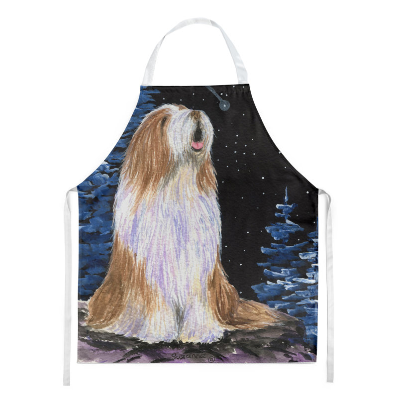 Tablier de collie starry night barbu
