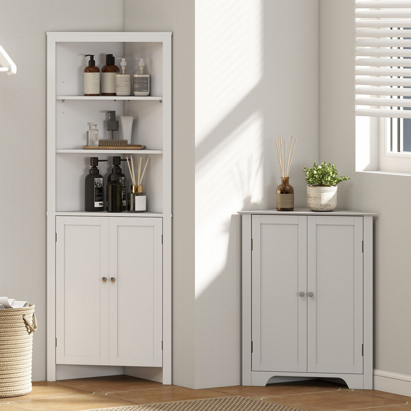 Armoire de salle de bain autoportante l 25,5 po x H 31,5 po x P 12,75 po