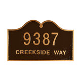 Hillsdale 2-Line Lawn Address Sign