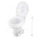 Yescom 0 Gallons GPF Round Chair Height Floor Mounted Bidet Toilet (Seat Included)