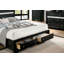 Tête de lit à panneau 1Pc avec tiroirs, beaux meubles de chambre à coucher (lit seulement)-577388584-577389525