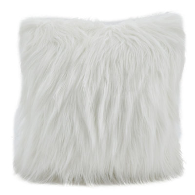 Square Faux Fur Pillow Cover & Insert