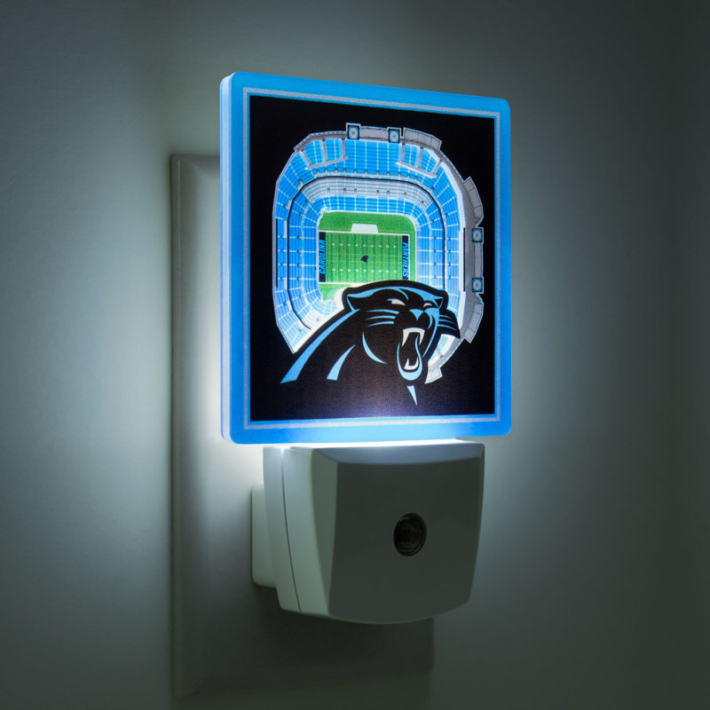 Carolina Panthers Stadium View Night Light