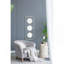 Cadre doré et blanc 15,5 x 43,5 po avec miroir-118088326
