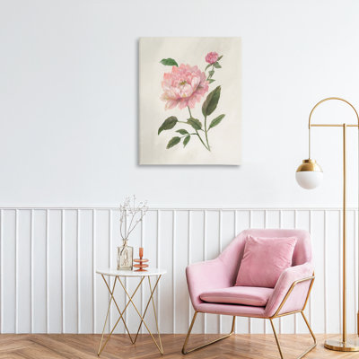 Toile d'étude Rosie Rose Flower, design par Nan