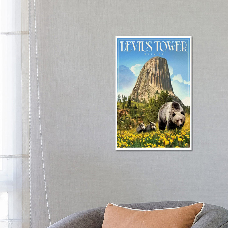 Devil's Tower - Wrapped Canvas Print